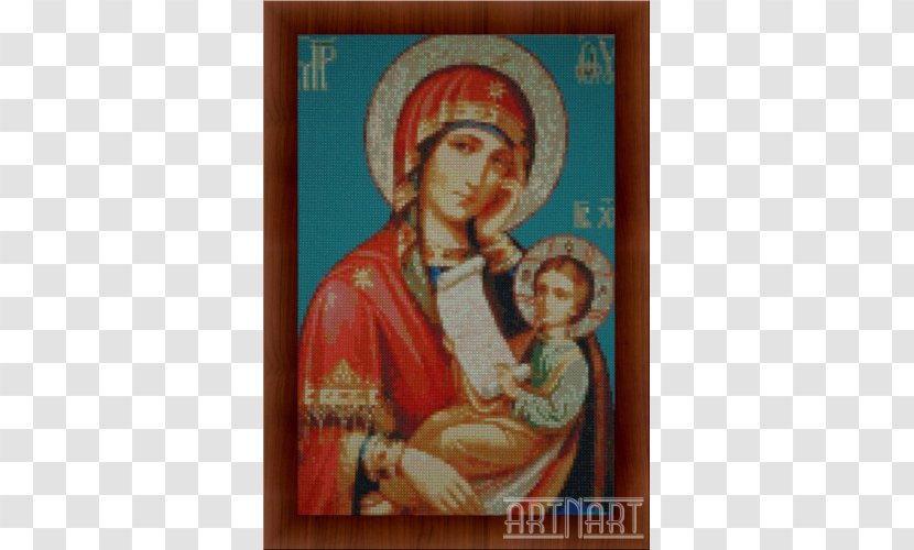 Our Lady Of Kazan Religion Panagia Portaitissa Ikona Matki Bożej „Ukój Mój Smutek” Icon - Art - Painting Transparent PNG