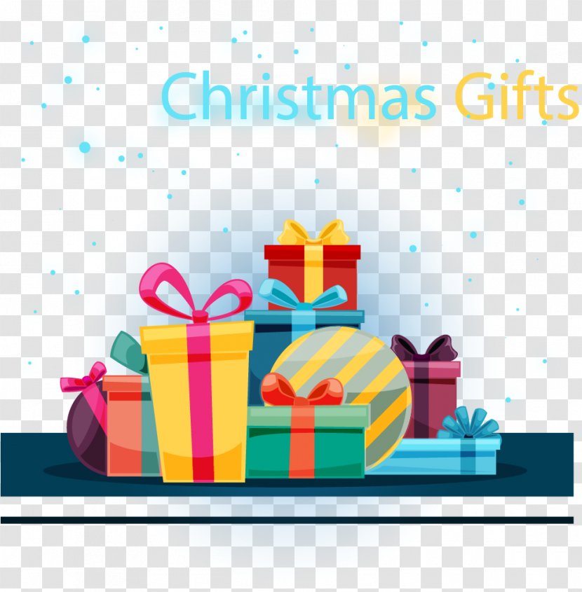 Christmas Gift Box - Lights Transparent PNG