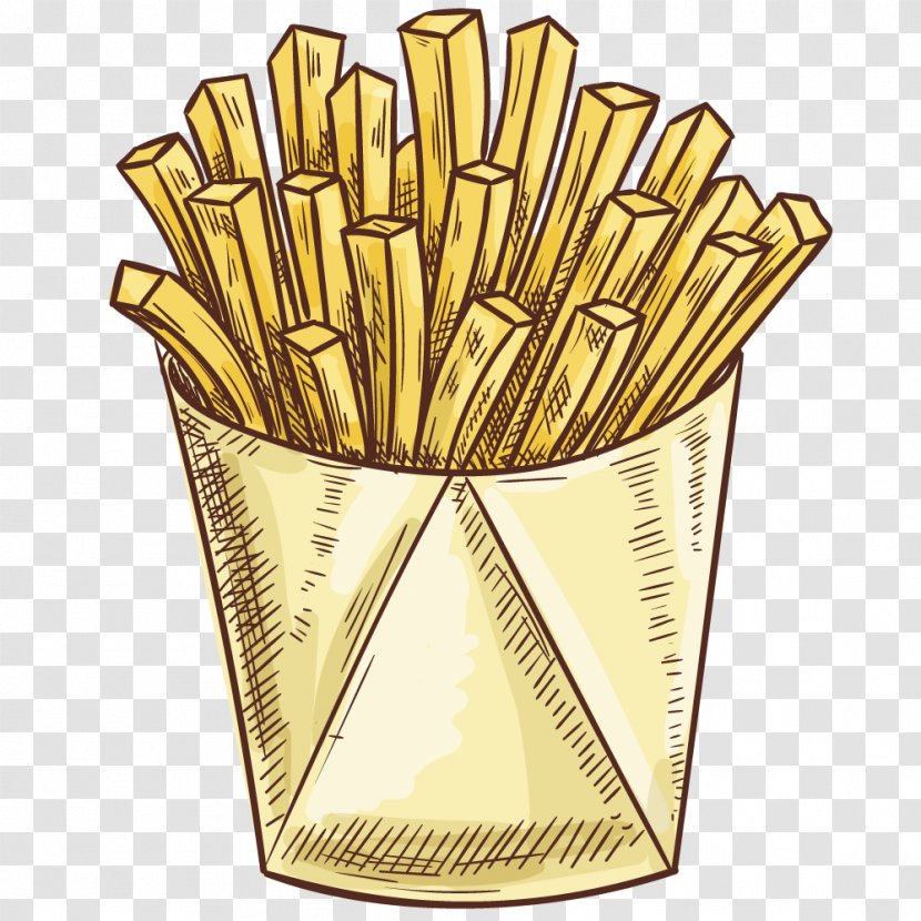 French Fries Fast Food Icon - Commodity - Package Of Transparent PNG