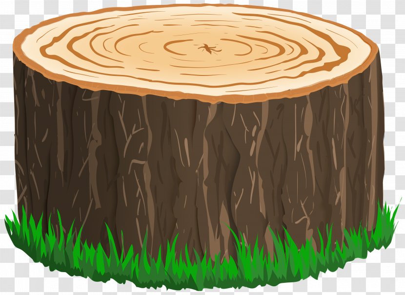 Tree Stump Clip Art - Thumbnail - Clipart Image Transparent PNG