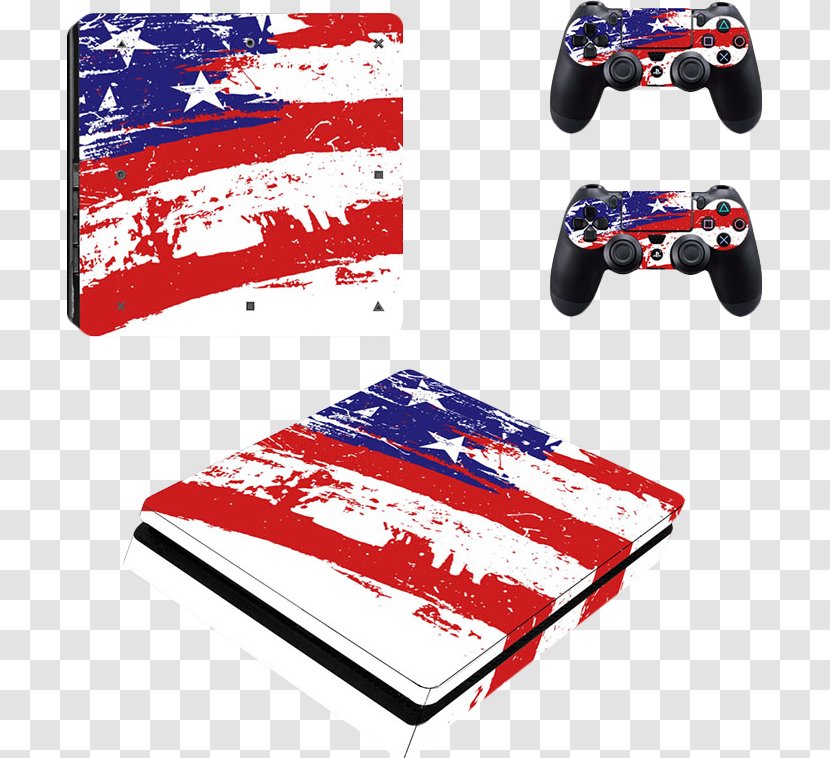 Flag Of The United States Sony PlayStation 4 Slim Video Game Consoles - Home Console Accessory Transparent PNG