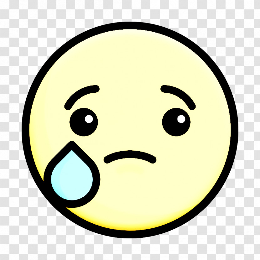 Crying Icon Emoji Icon Transparent PNG