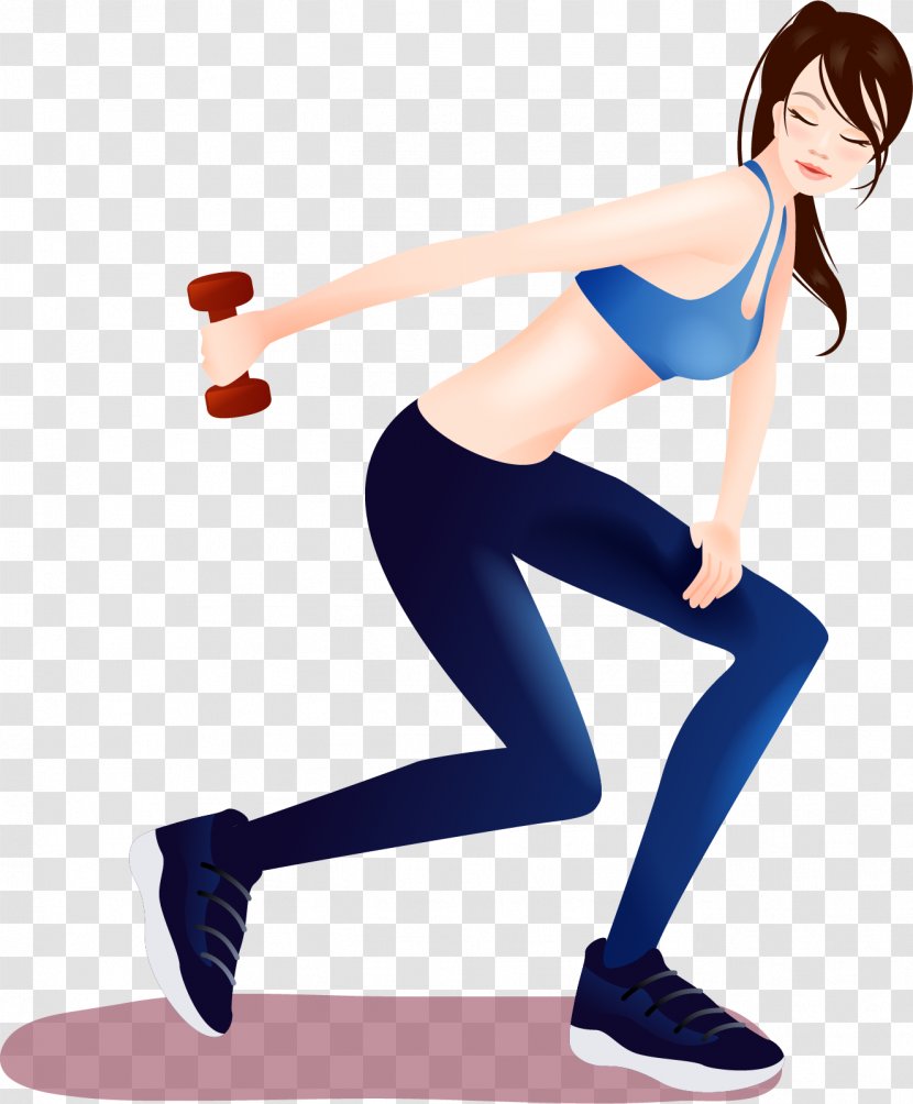Cartoon Physical Fitness Drawing - Flower - Vector Painted Transparent PNG
