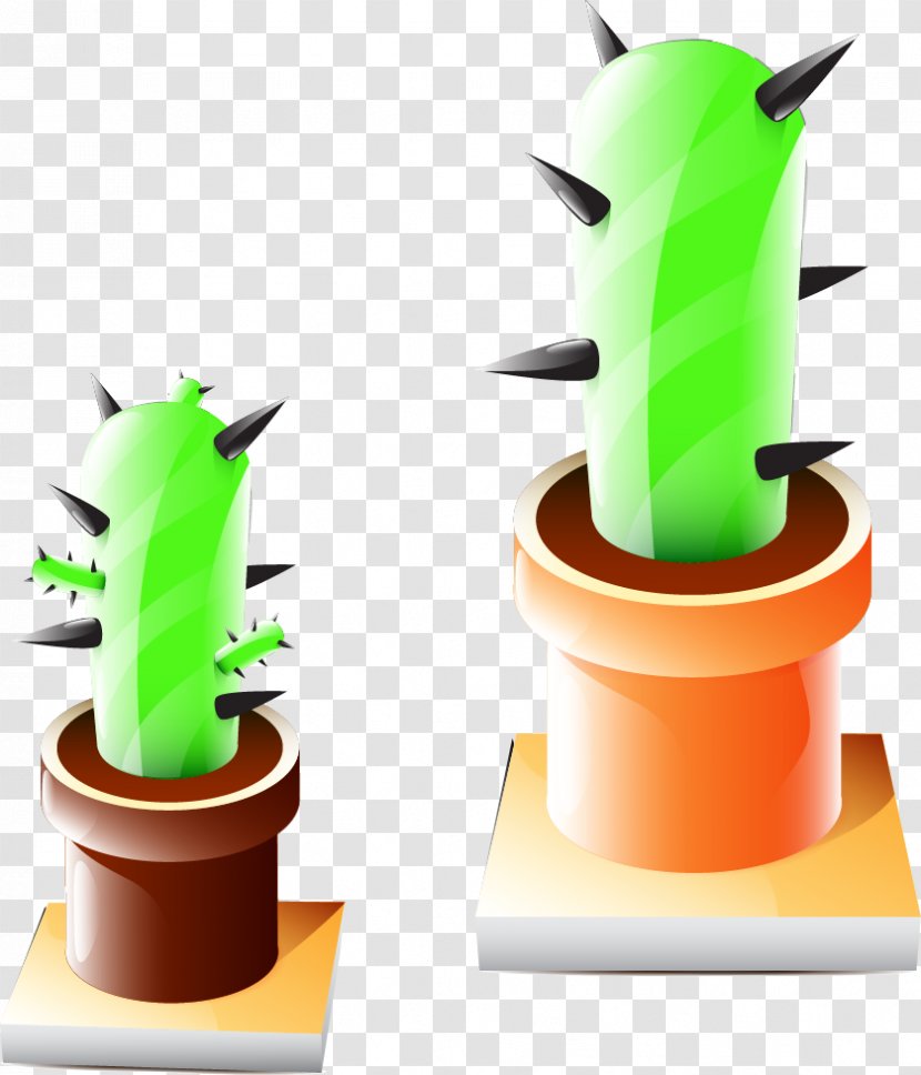 Cactaceae - Cactus - Vector Transparent PNG