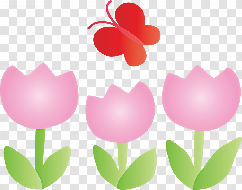 Tulip Butterfly Transparent PNG