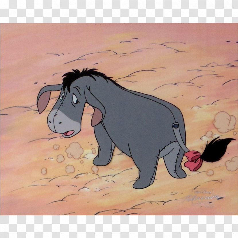 Winnie The Pooh Eeyore Cel Drawing Animation - Walt Disney Company Transparent PNG