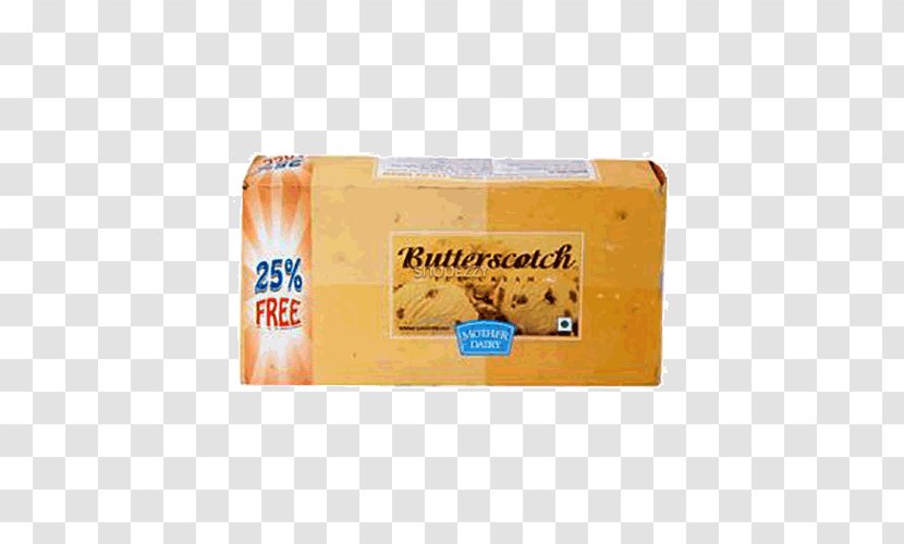 Ice Cream Butterscotch Mother Dairy Frozen Dessert - Sugar Substitute Transparent PNG