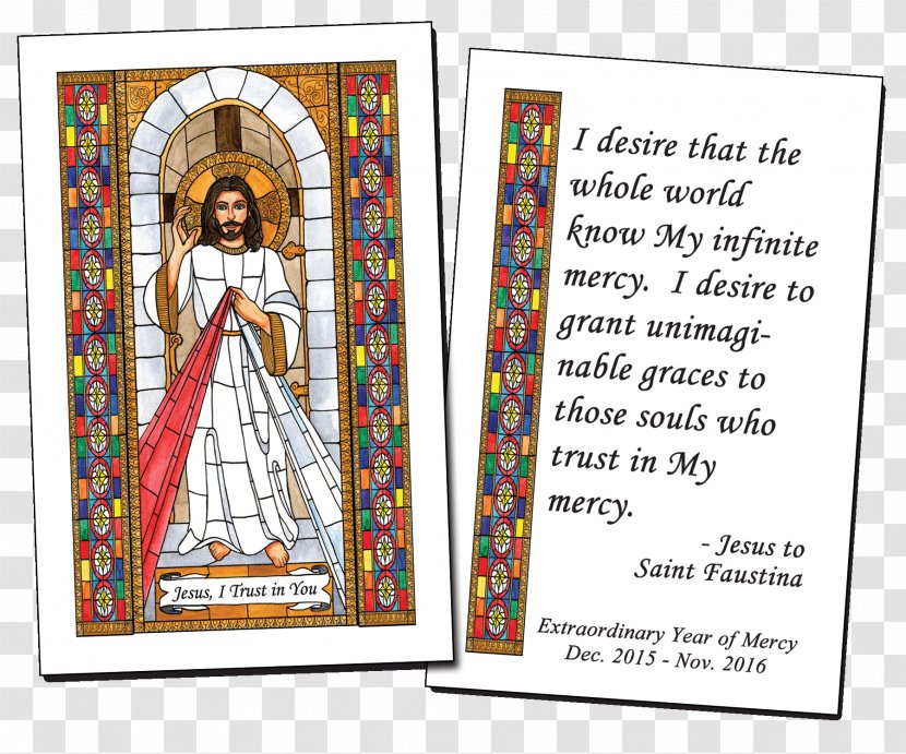Stained Glass Extraordinary Jubilee Of Mercy Art - Work Transparent PNG