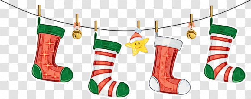 Christmas Stocking - Paint - Sock Transparent PNG