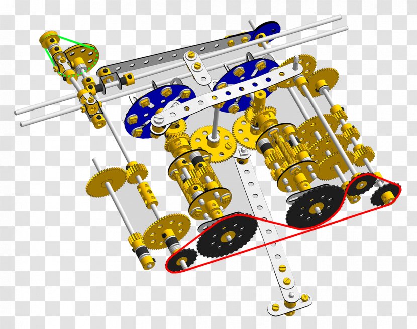 Technology Auto Part - Meccano - Construction Set Toy Transparent PNG