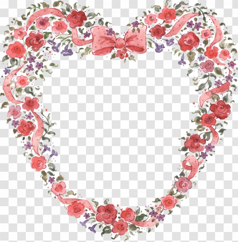 Rose Heart - Body Jewelry - HEART FLOWER Transparent PNG