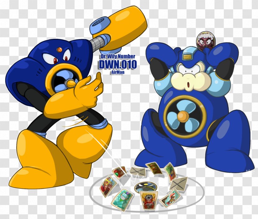 Airman First Class Mega Man 2 Robot Master Air Force - Toy Transparent PNG