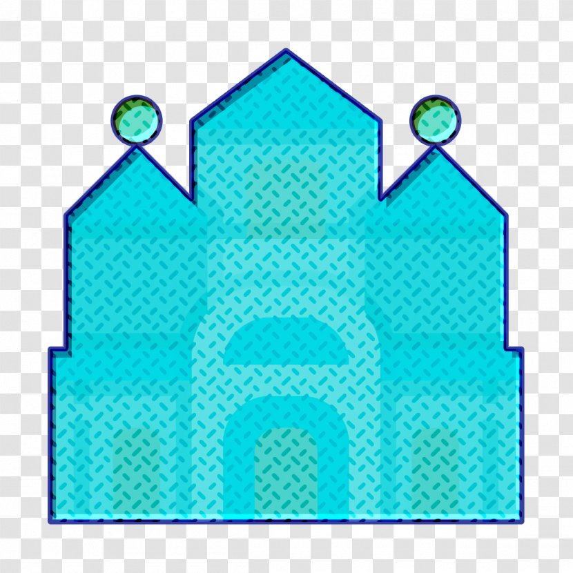 City Cartoon - Azure - Turquoise Transparent PNG