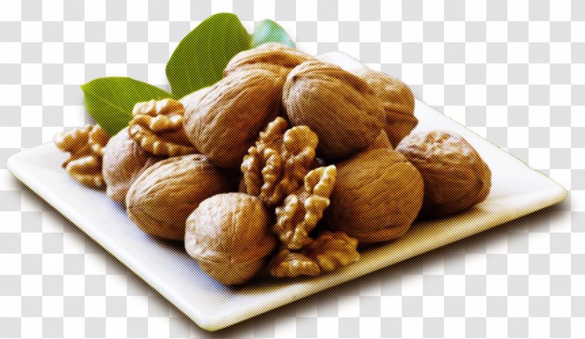 Walnut Food Nut Hazelnut Natural Foods - Nuts Seeds - Dish Mixed Transparent PNG