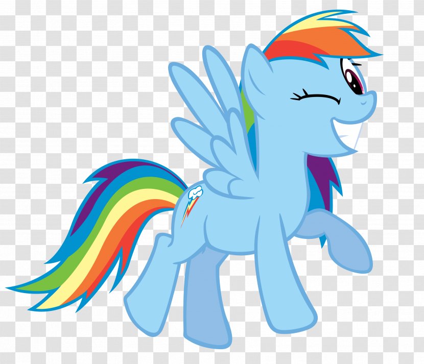 Rainbow Dash Pony Twilight Sparkle Horse Clip Art - Cartoon Transparent PNG