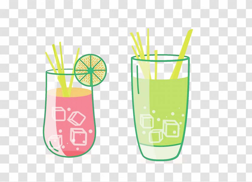 Drink Drinking Straw Highball Glass Non-alcoholic Beverage Vegetable Juice - Italian Soda Soft Transparent PNG