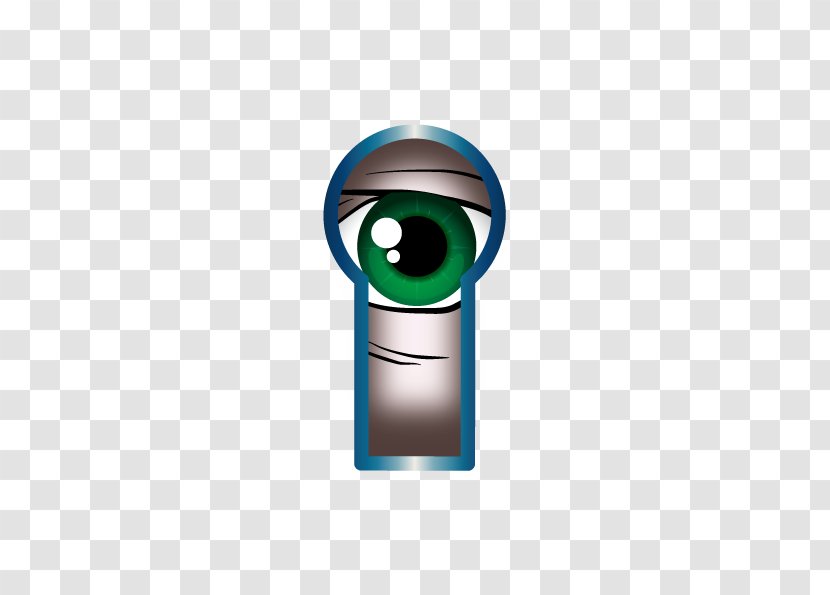 Download - Iphone - Vector Door Peeping Eye Transparent PNG