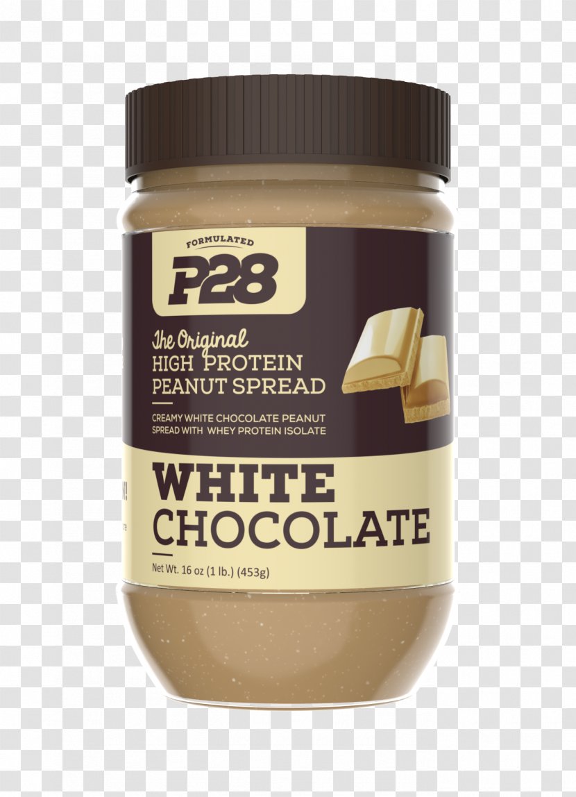 White Chocolate Spread Peanut Butter Protein Transparent PNG