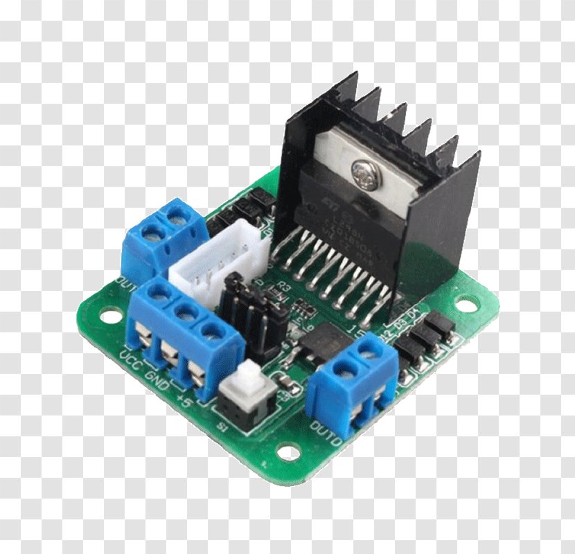 Microcontroller H Bridge Stepper Motor Car Controller - Electronic Device Transparent PNG