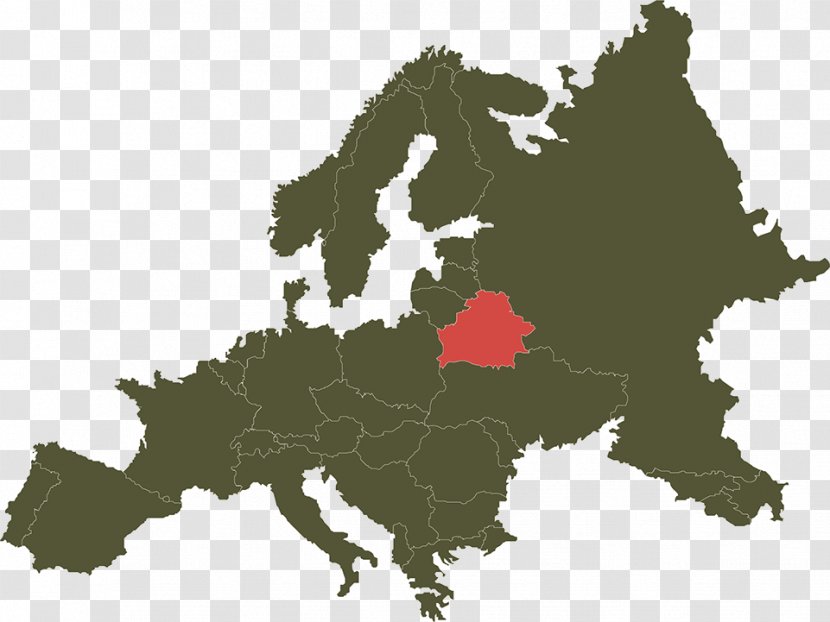 Europe Vector Map Transparent PNG