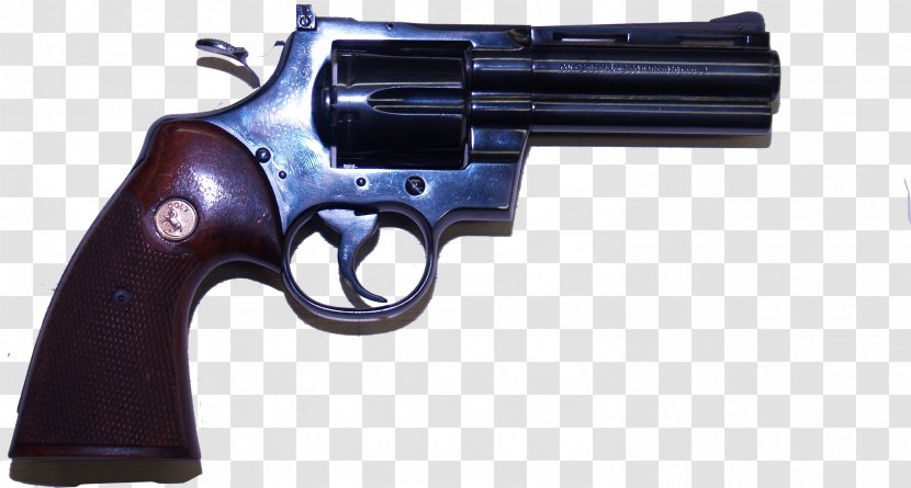 Revolver Trigger Firearm Colt .357 Pistol - Frame - Handgun Transparent PNG