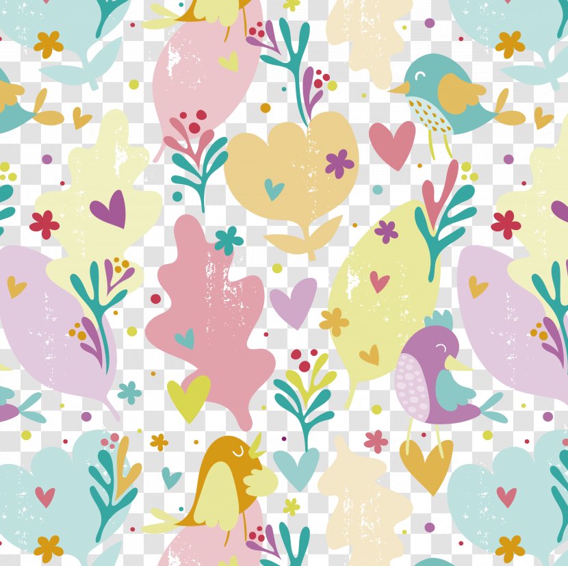 Vector Hand Painted Simple Pattern Background Material - Textile - Photography Transparent PNG