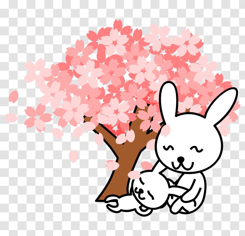 Cherry Blossom Clip Art - Heart - Cartoon Transparent PNG