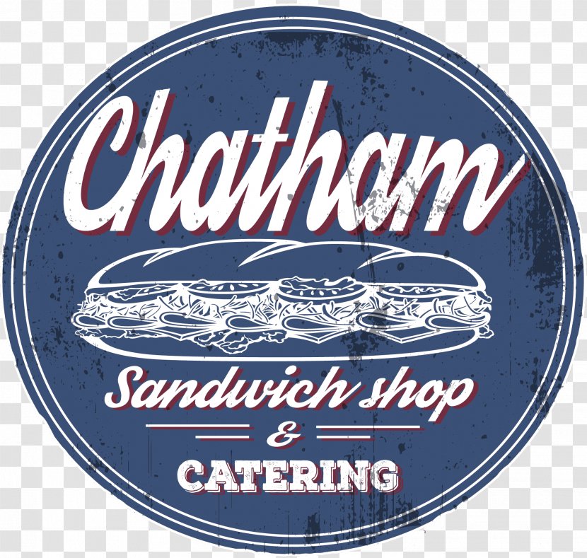 Chatham Sandwich Shop Delicatessen Take-out Logo - Catering - WRAP Transparent PNG