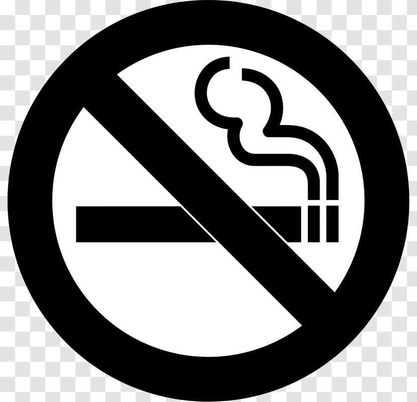 Smoking Ban Clip Art Cessation No Symbol - Text - Chelsea Noble Transparent PNG