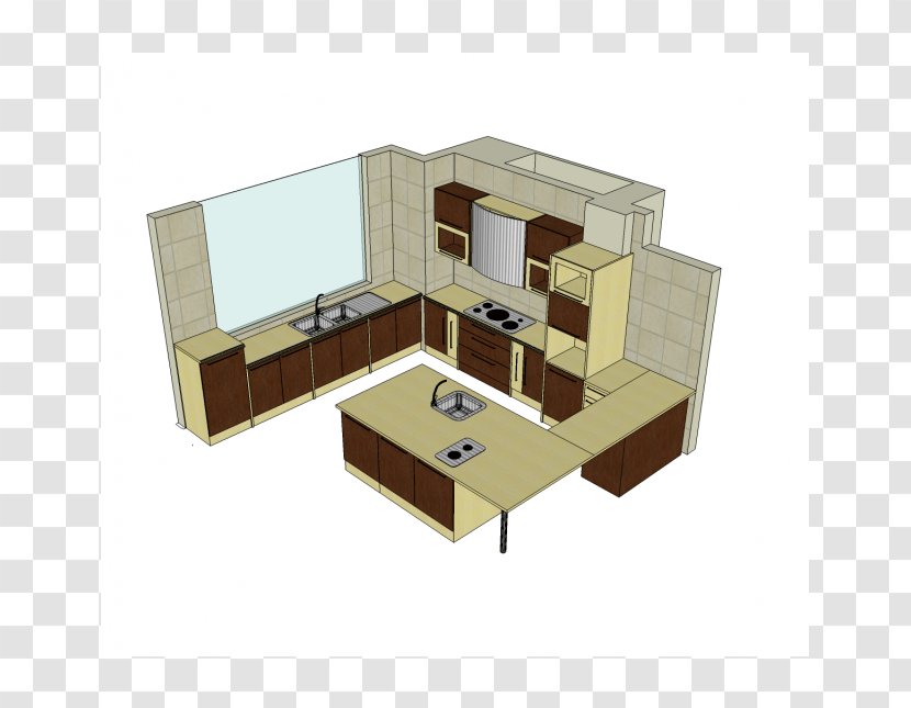 Architecture Angle - Elevation - Kitchen Island Transparent PNG