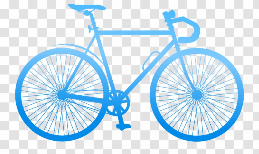 Racing Bicycle De Rosa Cycling Road - Rim - Vector Blue Transparent PNG