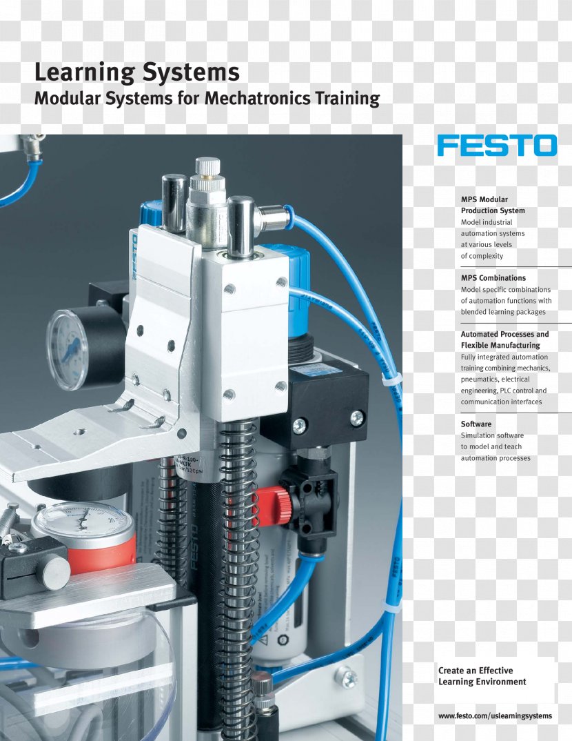 Automation Festo Training System Industry - Mechatronics Transparent PNG