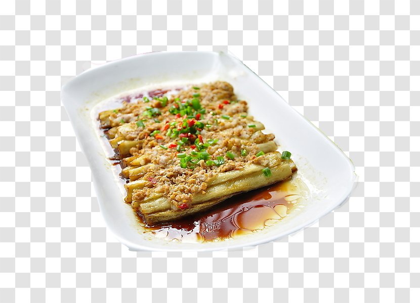 Barbecue Vegetarian Cuisine Eggplant Meat Steaming - Food Transparent PNG