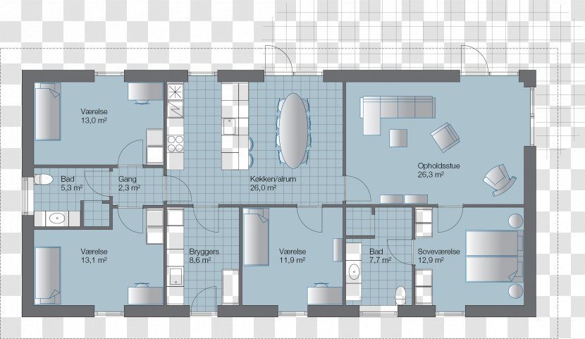 Floor Plan House Architecture Laundry Room Villa Transparent PNG