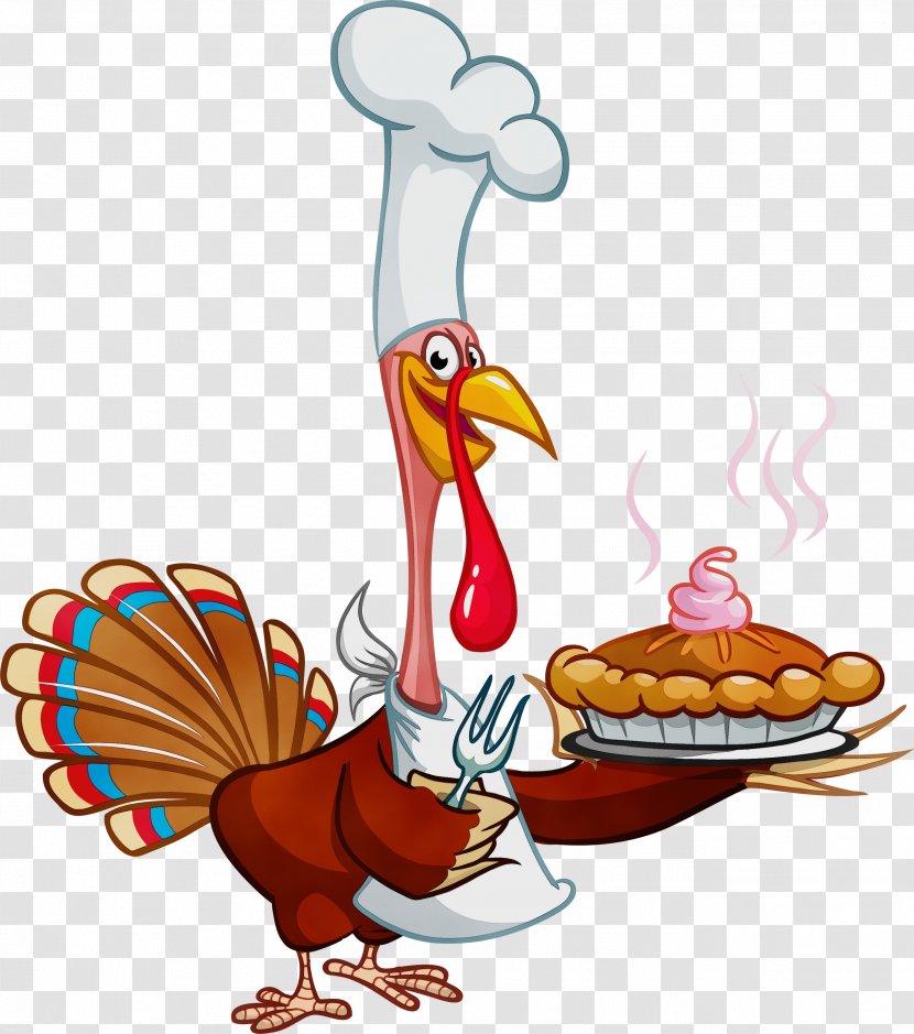 Thanksgiving - Wet Ink - Beak Chicken Transparent PNG