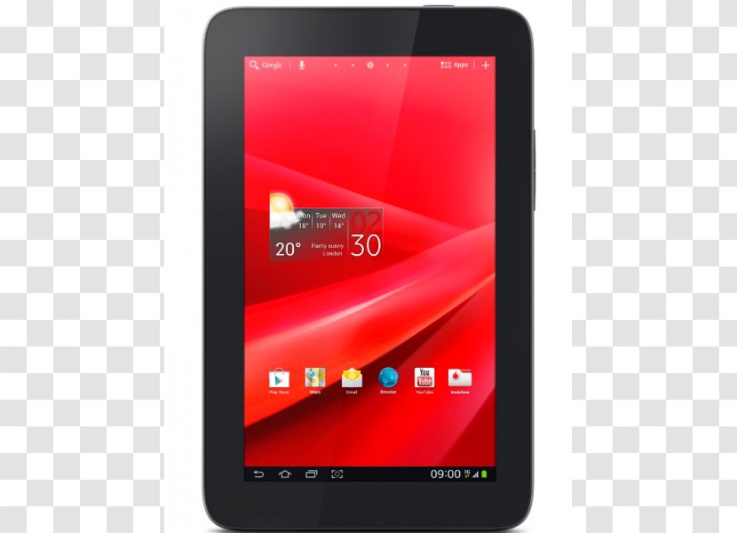 Samsung Galaxy Tab 2 Smartphone Vodafone Android Vodacom Smart - Red Transparent PNG