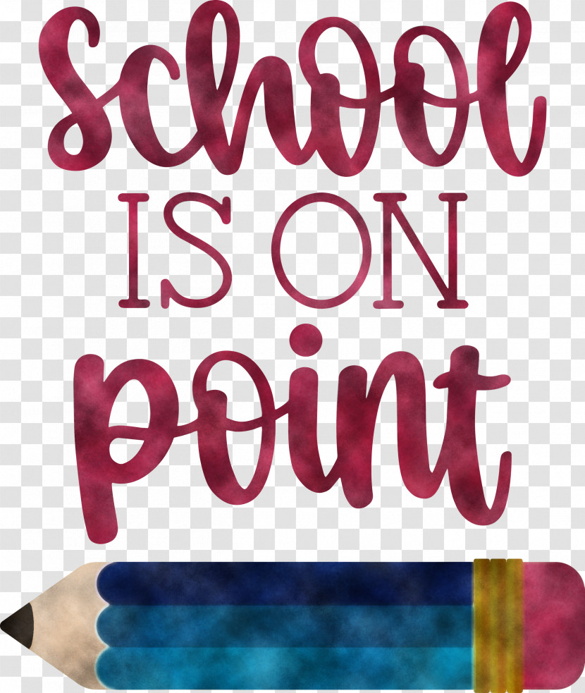 School Is On Point School Education Transparent PNG