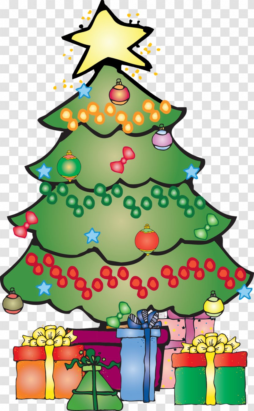 Christmas Tree Gingerbread House Rudolph Clip Art - Fir Transparent PNG