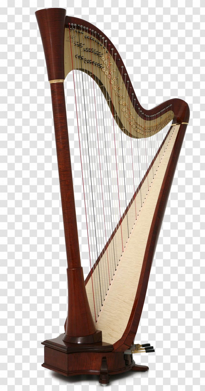 Pedal Harp Camac Harps Musical Instruments Electric - Watercolor Transparent PNG