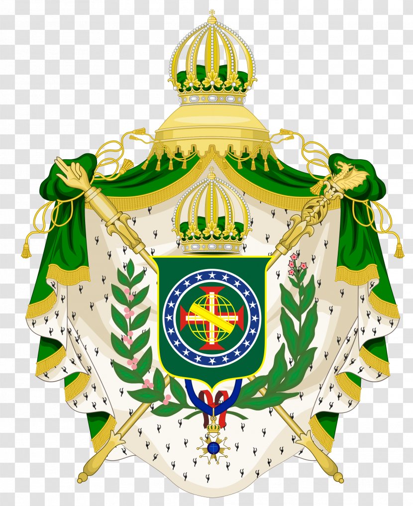 Empire Of Brazil Independence Portuguese Coat Arms - Brasil Transparent PNG