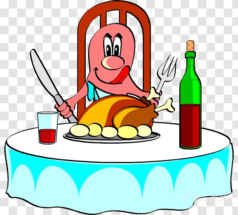 Clip Art Image Illustration Openclipart - Christmas - Food Comic Transparent PNG