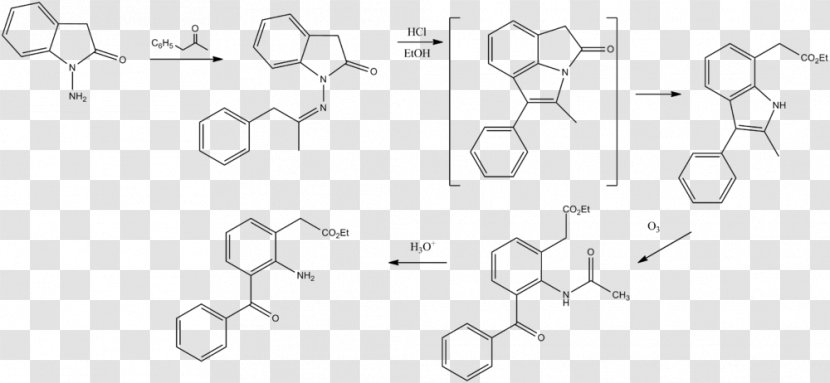 Amfenac Acetic Acid Anti-inflammatory Bromfenac - Nonsteroidal Antiinflammatory Drug - Diagram Transparent PNG