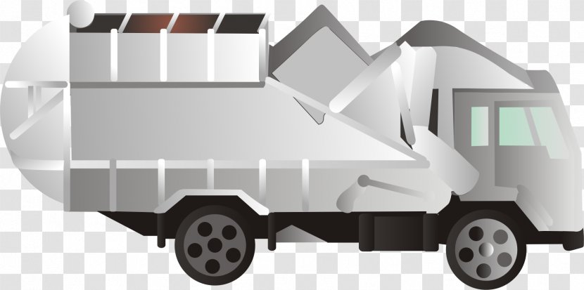 Garbage Truck Waste Car Clip Art - Refuse Cliparts Transparent PNG
