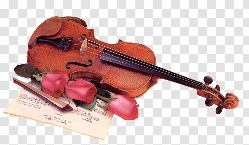 Violin Musical Instrument - Heart Transparent PNG