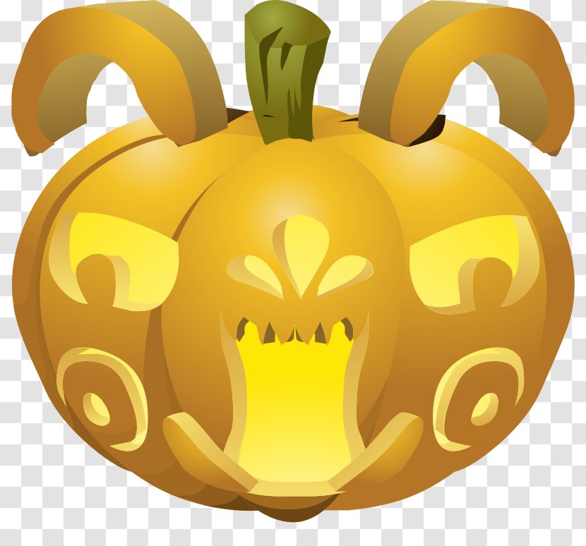 Jack-o'-lantern Pumpkin Calabaza Carving Clip Art Transparent PNG