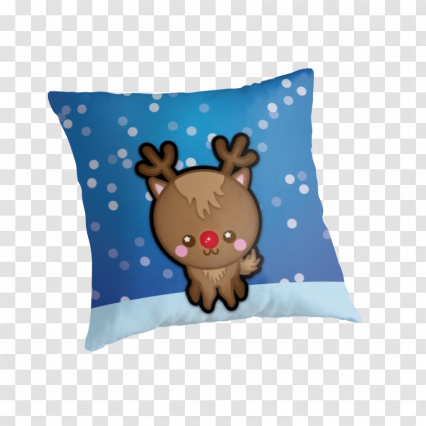 Reindeer Cushion Throw Pillows Snout Transparent PNG