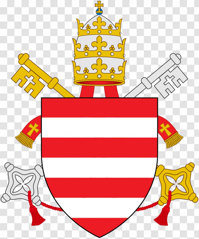 Coat Of Arms Papal Coats Pope Vatican City Aldobrandini Family - John Paul Ii - Benedict Xvi Transparent PNG