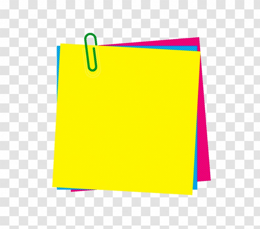 Post-it Note - Rectangle - Postit Paper Product Transparent PNG