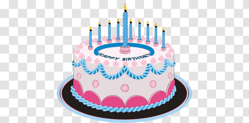 Birthday Cake Clip Art - Buttercream Transparent PNG