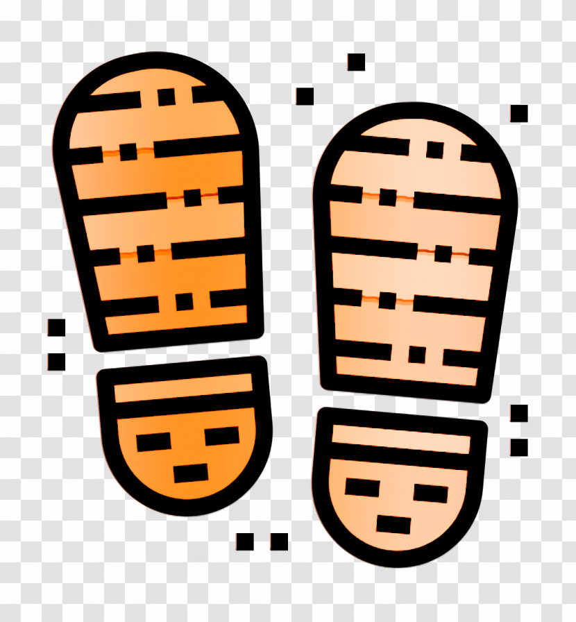 Step Icon Footprint Icon Crime Icon Transparent PNG
